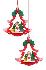 Angel in Red Tree<br>Ulbricht Ornament